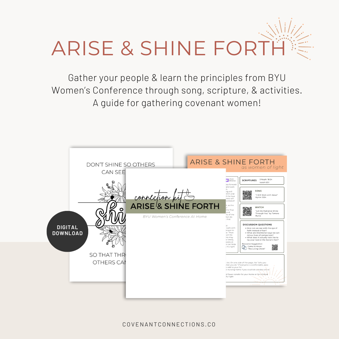 Connection Kit: BYU Women's Conference at Home