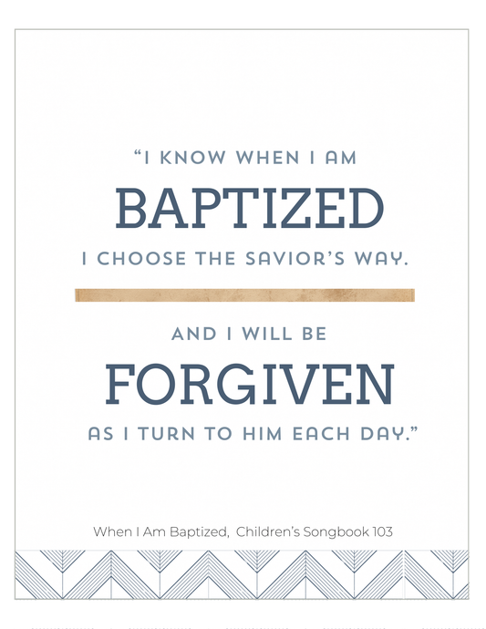 When I Am Baptized